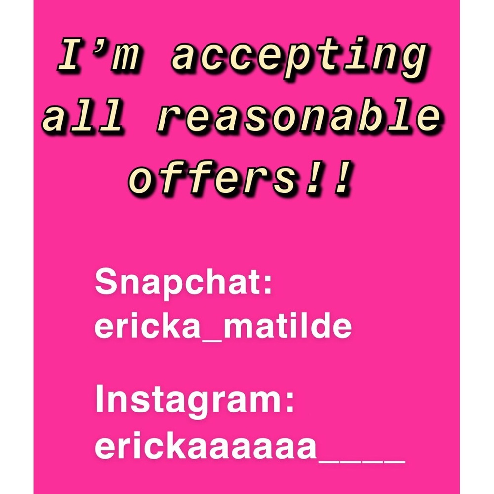 Make me offers !! 😊